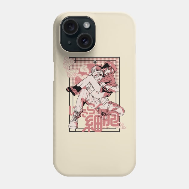 Hataraku Saibou Phone Case by pedrsavan.art