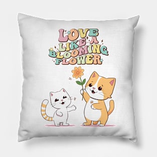 Romantic Cat Pillow