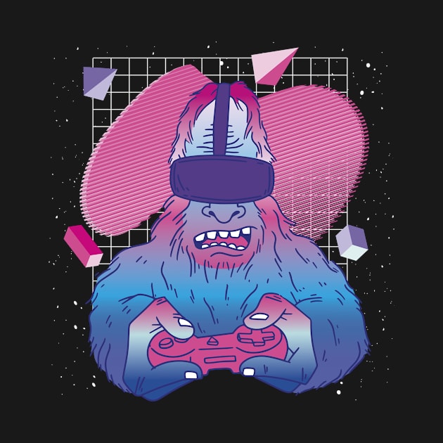 Bigfoot plays games by GoshaDron