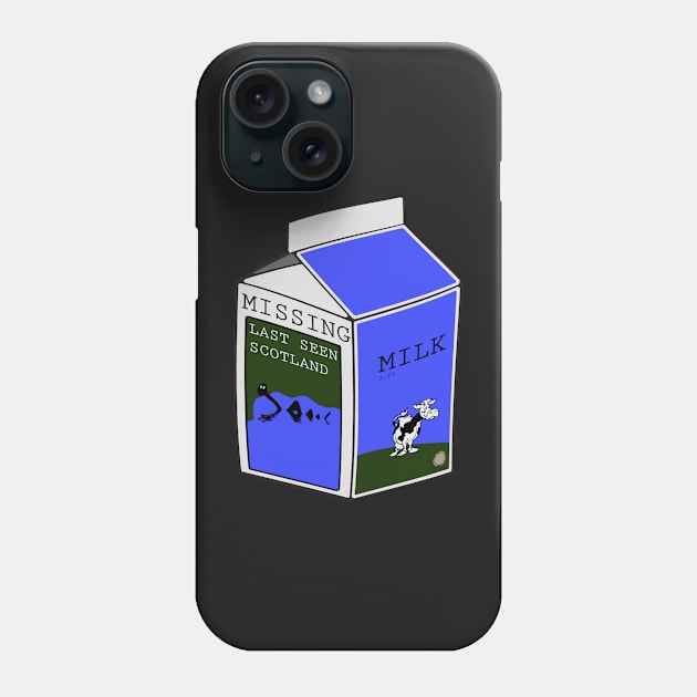 Missing - Missing Search ad Nessie - last seen in Scotland Phone Case by Quentin1984