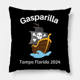 Gasparilla Pirate Festival 2024 - Tampa Florida Pillow