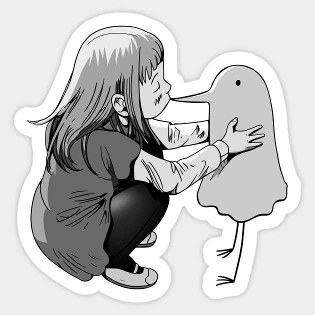 Oyasumi Punpun Aiko S Kiss Grayscale 042 Oyasumi Punpun Sticker Teepublic Uk Oyasumi Punpun Aiko S Kiss Grayscale 042 Oyasumi Punpun Sticker Teepublic Uk