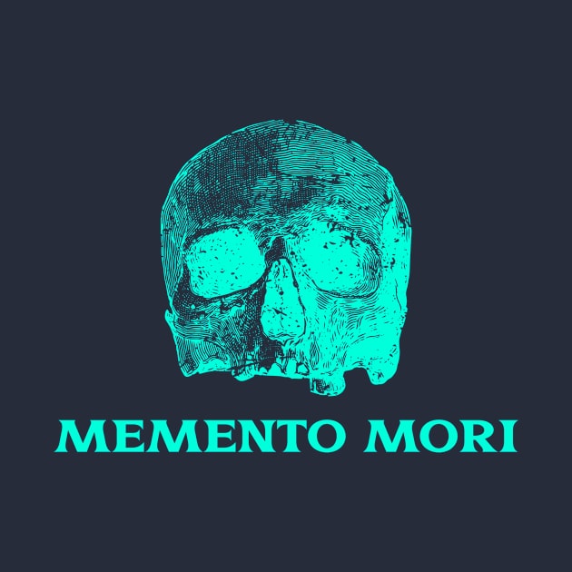 Memento Mori Colorful skull by TeeTrendz
