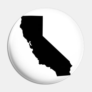 California map in black Pin