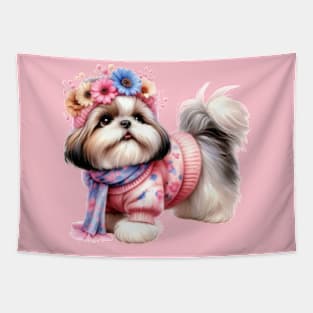 Adorable Shih Tzu Tapestry