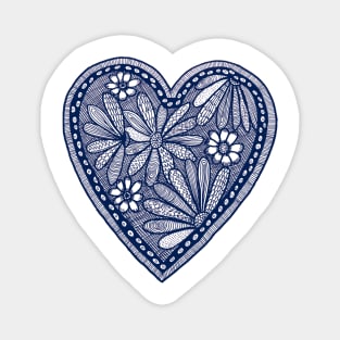 Flowers in a heart Magnet