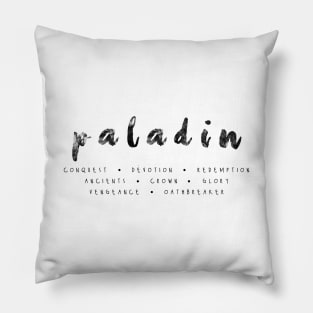 Paladin Dungeons and Dragons | D&D | DnD Gifts | RPG Gifts Pillow