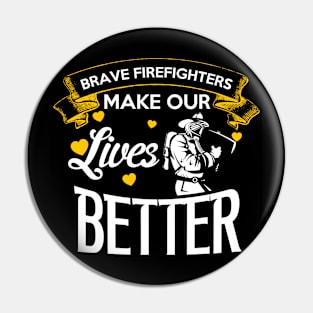 fire fighters Pin