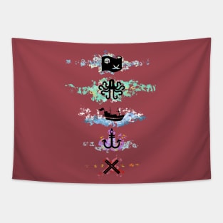 Pirate design Tapestry