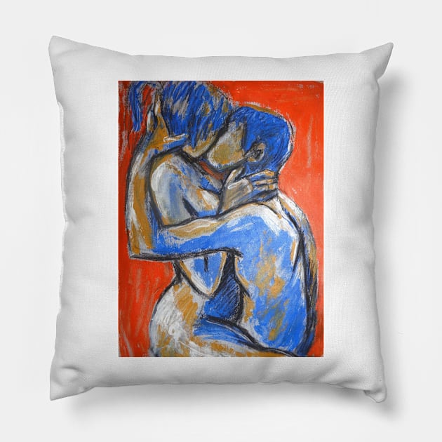 Lovers - Sweet Sixteen Pillow by CarmenT