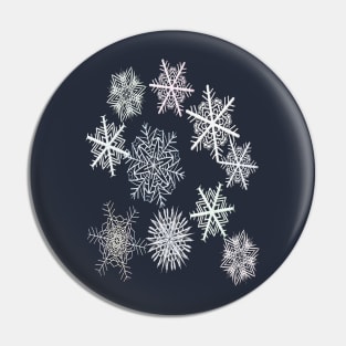 Snowflake Pattern Pin