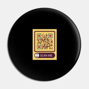 Magic Moon QR Code Pin