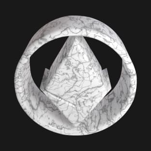 Ethereum - 3D - White-Marble T-Shirt