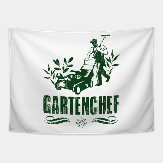 Gartenchef Gartenarbeit Hobby Gärtner Herren Tapestry by Foxxy Merch