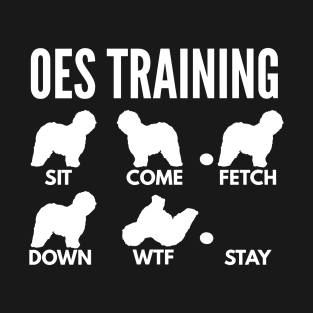 OES Training Old English Sheepdog Tricks T-Shirt
