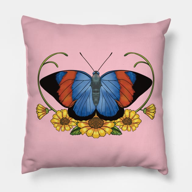 Agrias Butterfly Pillow by rvkhart