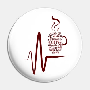 Heartbeat coffee. Pin