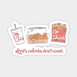 Lord's Calories Don't Count Magnet