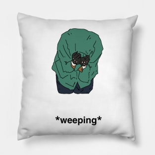 Peep Show Weeping Pillow