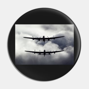 A Pair of AVRO Lancasters Pin