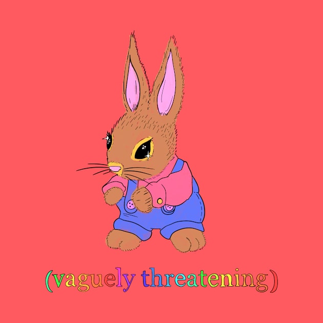 Vaguely Threatening Bunny by RadicalLizard