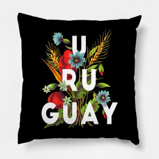 Uruguay Proud Flag, Uruguay gift heritage, Uruguayan girl Boy Friend uruguayo Pillow