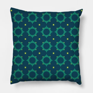 Geometric Seamless Pattern - Floral 017#002 Pillow