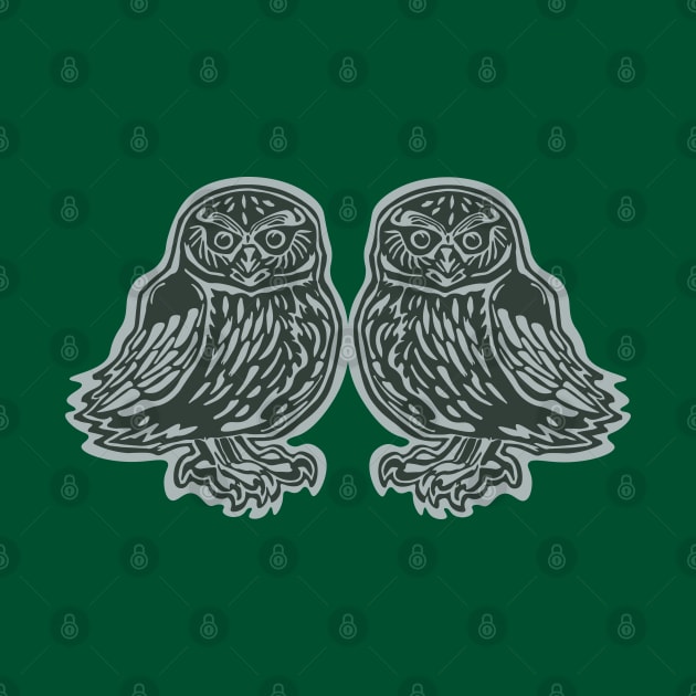 Owl Duo by Spatium Natura