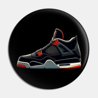 Michael Jordan Retro 4 Bred Pin