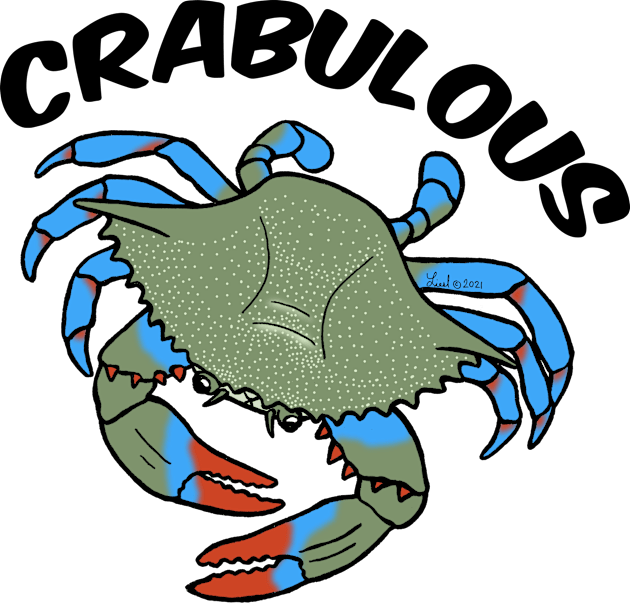 Crabulous! Kids T-Shirt by HonuHoney