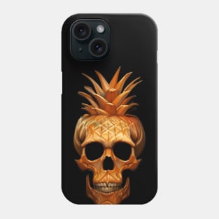 Pineapple Skeleton Skull Phone Case