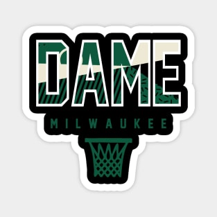 Dame Milwaukee Basketballl Warmup Magnet