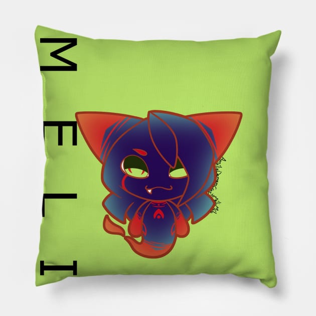 MELI V2 Pillow by CrazyMeliMelo