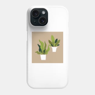 Mid Century Modern Planters (bkgrnd) Phone Case