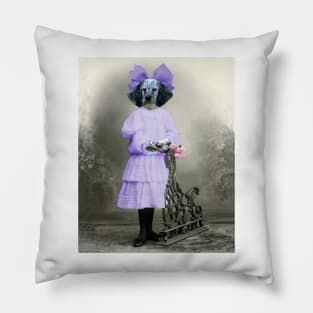 English Setter Girl Pillow