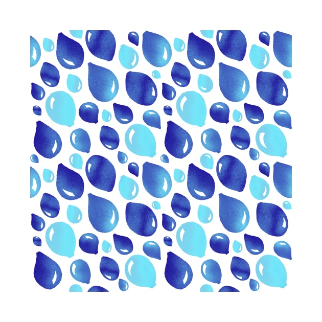 Blue Party Balloon Pattern by OneLook