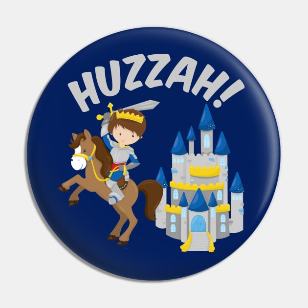 Huzzah Renaissance Fair Knight Pin by epiclovedesigns