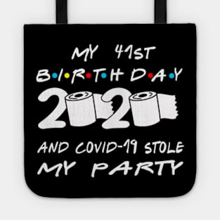 41st Birthday Quarantine Tote