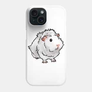 White Abyssinian Guinea Pig Phone Case