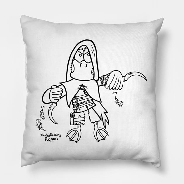 The Ugly Duckling Rogue Pillow by JatoLino