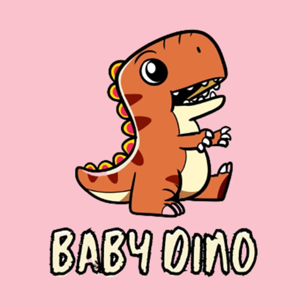 Baby Dino by AANSIKA DIGITAL