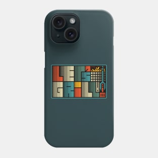 Let's Grill Retro Phone Case