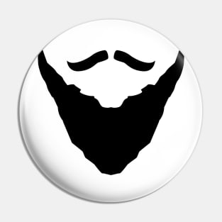 Magnificent beard and mustache Pin