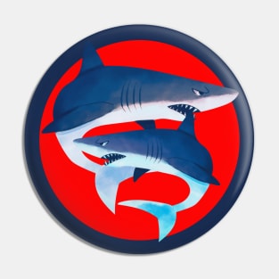 SHARKS Pin