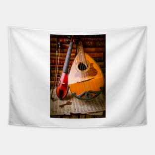 Mandolin and Pocket Violin Tapestry