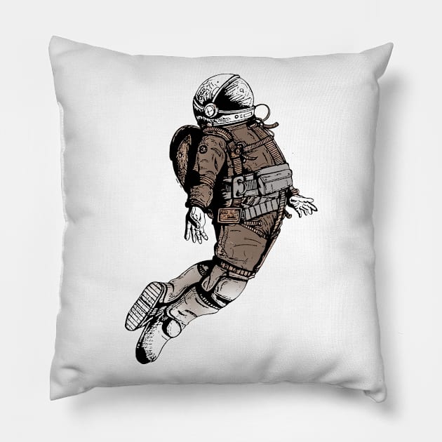 astronaut olone Pillow by pesidsg