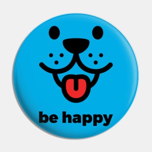 Be Happy Pin