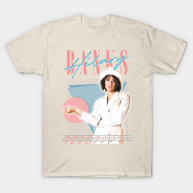 Hilary Banks - 90s Style Fan Design - Fresh Prince - T-Shirt | TeePublic