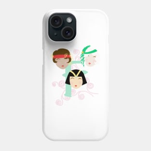 Flappers hairstyle Phone Case