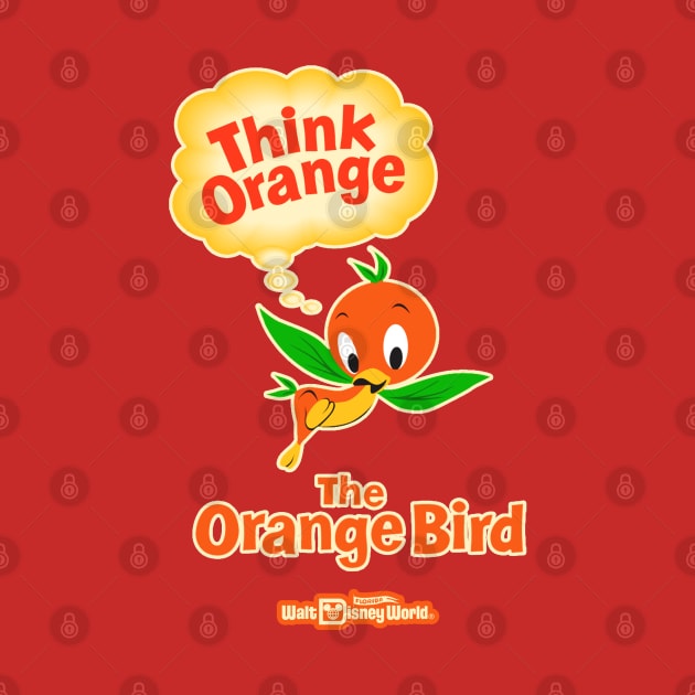 Think! Orange Bird Florida Flag by The Dept. Of Citrus